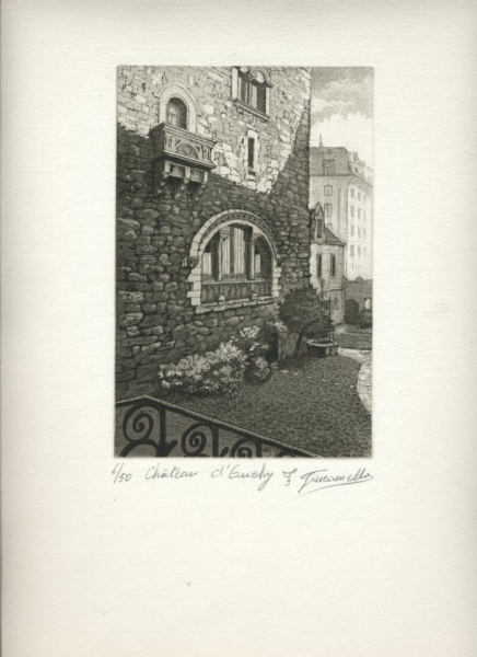 OUCHY-LAUSANNE (VD-SUISSE) Le balcon de la vieille tour du Château d'Ouchy