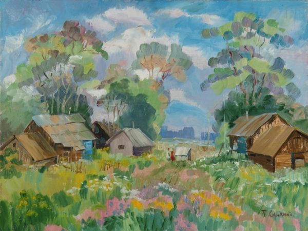 Le village de Yaroslavskaj au mois de mai